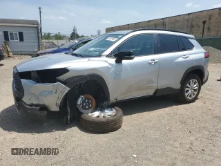 2025 Toyota Corolla Cross LE with VIN 7MUCAABG6SV123320, listed as a Copart auction lot 61922485 with 6,827 mi miles and Salvage title. Bid and sale history available at DreamBid. Image 1.