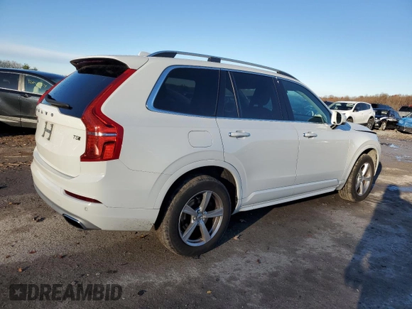 2016 Volvo XC90 Momentum with VIN YV4102XK4G1081934, listed as a Copart auction lot 82161364 with 74,450 mi miles and Salvage Title. Bid and sale history available at carsss.com. Image 3.