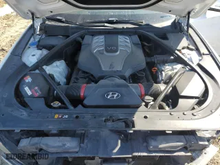 2015 Hyundai Genesis 5.0L with VIN KMHGN4JF7FU041748, listed as a Copart auction lot 45913585 with 132,109 mi miles and Salvage Title. Bid and sale history available at carsss.com. Image 11.
