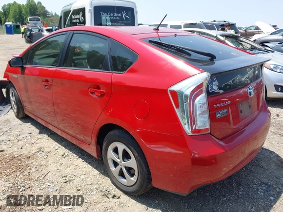 2015 Toyota Prius Four z VIN JTDKN3DU9F2000536, wystawiony jako IAAI lot #42396734 z przebiegiem 158 486 mil mil oraz . Historia ofert i sprzedaży dostępna na DreamBid. Obrazek 3.