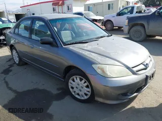 2004 Honda Civic LX with VIN 2HGES16524H565541, listed as a IAAI auction lot 41916313 with 120,537 mi miles. Bid and sale history available at carsss.com. Image 1.