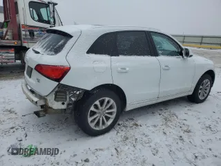 2015 Audi Q5 Premium Plus with VIN WA1LFAFP4FA014132, listed as a Copart auction lot 89253895 with 127,449 mi miles and Salvage Title. Bid and sale history available at carsss.com. Image 3.