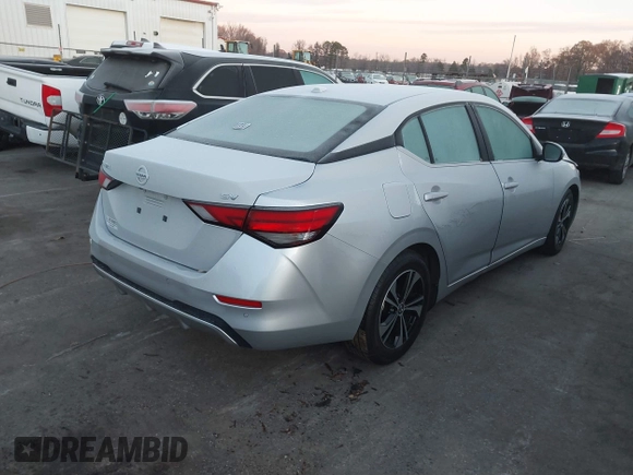 2021 Nissan Sentra SV with VIN 3N1AB8CV0MY293384, listed as a IAAI auction lot 41096159 with 53,916 mi miles and . Bid and sale history available at DreamBid. Image 4.