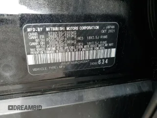 2022 Mitsubishi Outlander ES with VIN JA4J4TA88NZ040547, listed as a Copart auction lot 42931995 with 0 mi miles and Salvage Title. Bid and sale history available at carsss.com. Image 13.