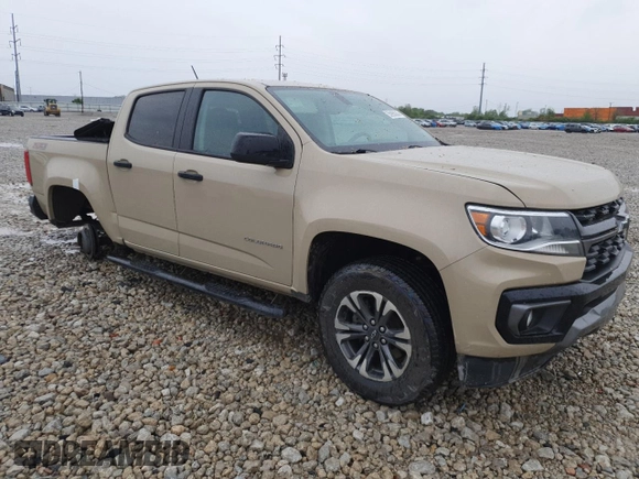 2022 Chevrolet Colorado 4WD Z71 z VIN 1GCGTDEN3N1249041, wystawiony jako Copart lot #55958245 z przebiegiem 67 725 mil mil oraz Szkoda całkowita • Salvage title. Historia ofert i sprzedaży dostępna na DreamBid. Obrazek 4.