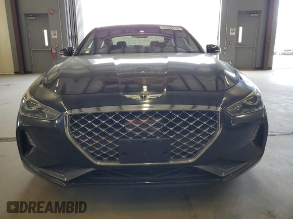 2019 Genesis G70 3.3T Advanced with VIN KMTG74LE6KU013986, listed as a Copart auction lot 55464795 with 110,519 mi miles and Clean Title. Bid and sale history available at carsss.com. Image 5.