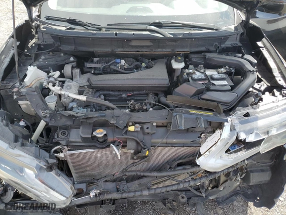 2017 Nissan Rogue SL with VIN 5N1AT2MV7HC741717, listed as a Copart auction lot 49799745 with 75,073 mi miles and Salvage Title. Bid and sale history available at carsss.com. Image 12.