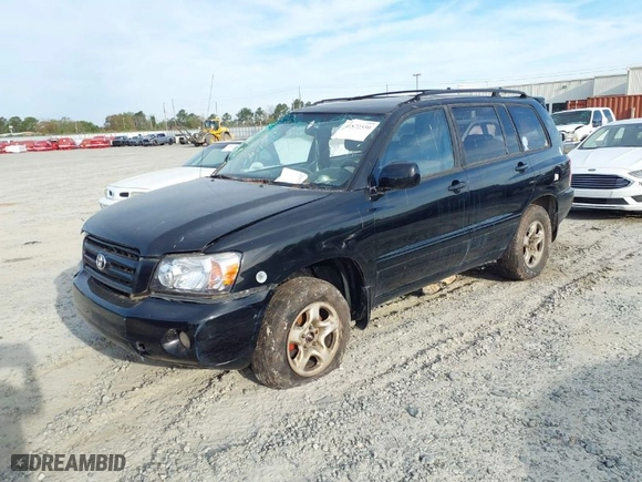 2007 Toyota Highlander with VIN JTEGD21A270158030, listed as a IAAI auction lot 41872550 with 261,250 mi miles. Bid and sale history available at carsss.com. Image 2.