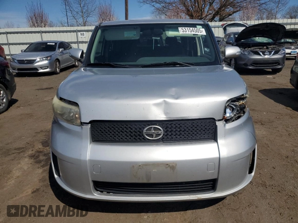 2009 Scion xB with VIN JTLKE50EX91079143, listed as a Copart auction lot 53154505 with 277,357 mi miles and Salvage Title. Bid and sale history available at DreamBid. Image 5.
