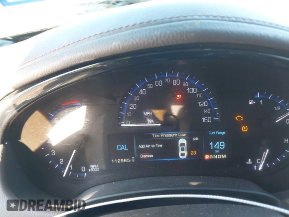 2014 Cadillac XTS with VIN 2G61L5S30E9207777, listed as a IAAI auction lot 41202654 with 112,565 mi miles. Bid and sale history available at carsss.com. Image 7.