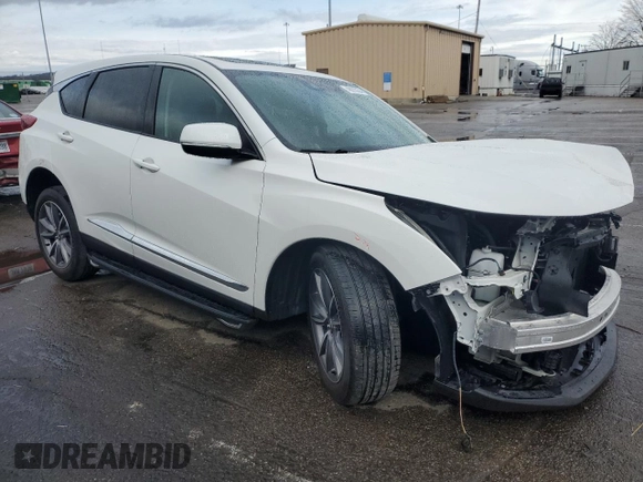 2021 Acura RDX w/Technology Package with VIN 5J8TC2H56ML035440, listed as a Copart auction lot 49070294 with 0 mi miles. Bid and sale history available at carsss.com. Image 4.