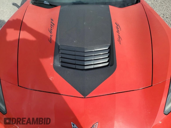 2015 Chevrolet Corvette Z51 1LT with VIN 1G1YH2D73F5100421, listed as a Copart auction lot 80197904 with 0 mi miles and Salvage Title. Bid and sale history available at carsss.com. Image 11.