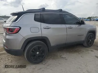 2018 Jeep Compass Latitude with VIN 3C4NJCBB8JT181968, listed as a Copart auction lot 51128195 with 94,471 mi miles and Salvage Title. Bid and sale history available at carsss.com. Image 3.