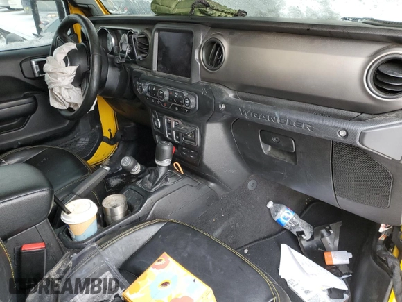 2021 Jeep Wrangler Sport S with VIN 1C4GJXAN5MW680091, listed as a Copart auction lot 87200454 with Not Provided miles and Salvage Title. Bid and sale history available at DreamBid. Image 8.