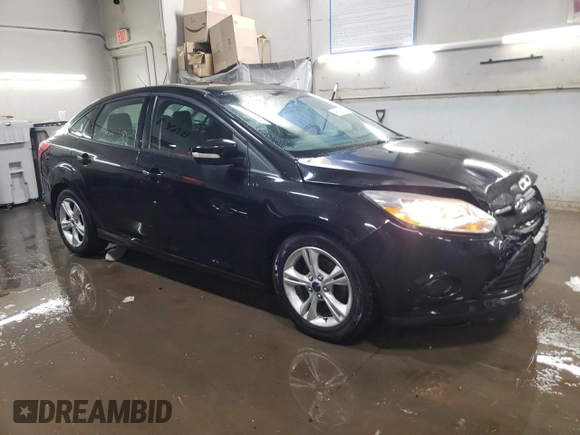 2014 Ford Focus SE with VIN 1FADP3F23EL298613, listed as a Copart auction lot 48691595 with 133,988 mi miles and Salvage Title. Bid and sale history available at carsss.com. Image 4.
