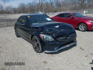 2016 Mercedes-Benz C 450 AMG with VIN 55SWF6EB7GU132155, listed as a IAAI auction lot 41810134 with 108,797 mi miles and . Bid and sale history available at carsss.com. Image 1.
