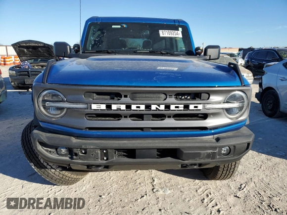 2021 Ford Bronco with VIN 1FMDE5AP6MLA77614, listed as a Copart auction lot 87109254 with 11,515 mi miles and Salvage Title. Bid and sale history available at DreamBid. Image 5.
