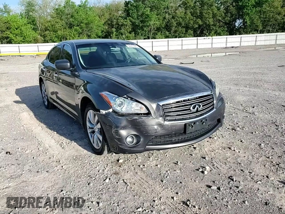 2013 Infiniti M with VIN JN1BY1AR8DM600769, listed as a Copart auction lot 54077445 with 96,498 mi miles and Salvage title. Bid and sale history available at DreamBid. Image 13.