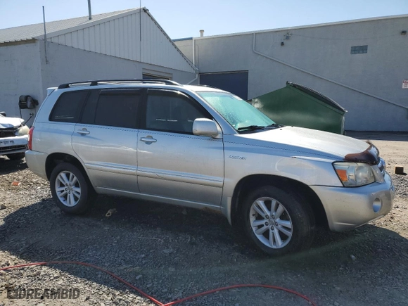2006 Toyota Highlander Hybrid with VIN JTEEW21AX60009056, listed as a Copart auction lot 52532665 with 240,575 mi miles and Salvage Title. Bid and sale history available at carsss.com. Image 4.