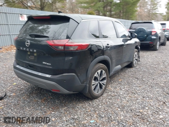 2023 Nissan Rogue SV with VIN JN8BT3BB8PW355851, listed as a IAAI auction lot 41725679 with 28,330 mi miles. Bid and sale history available at carsss.com. Image 4.