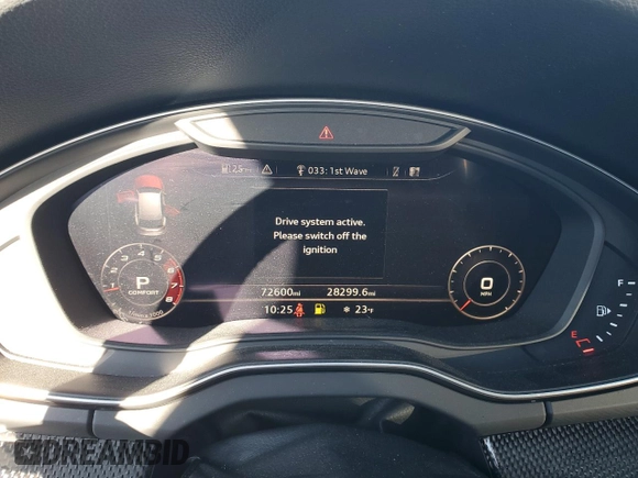 2018 Audi SQ5 Prestige with VIN WA1C4AFY8J2240580, listed as a Copart auction lot 82653194 with 72,600 mi miles and Salvage Title. Bid and sale history available at DreamBid. Image 9.
