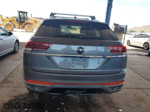 2020 Volkswagen Atlas SE with VIN 1V26E2CA9LC215891, listed as a Copart auction lot 60574035 with 93,744 mi miles and Salvage title. Bid and sale history available at DreamBid. Image 6.