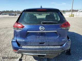 2018 Nissan Rogue S with VIN 5N1AT2MVXJC739756, listed as a Copart auction lot 46464295 with 107,691 mi miles and Salvage Title. Bid and sale history available at carsss.com. Image 6.