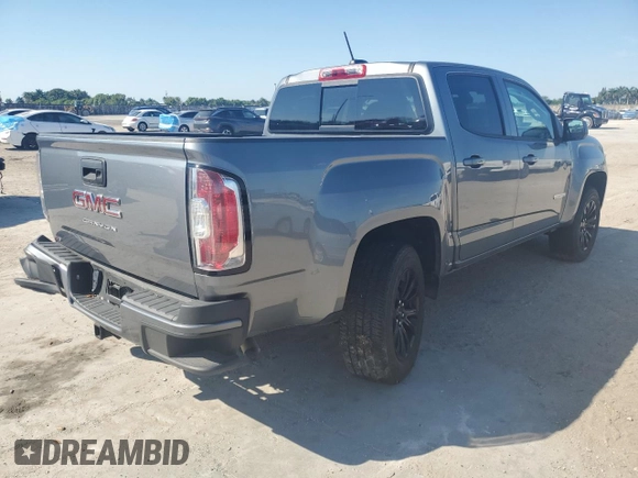 2022 GMC Canyon 2WD Elevation with VIN 1GTG5CEN8N1308802, listed as a Copart auction lot 47418095 with 19,035 mi miles and Salvage Title. Bid and sale history available at carsss.com. Image 3.