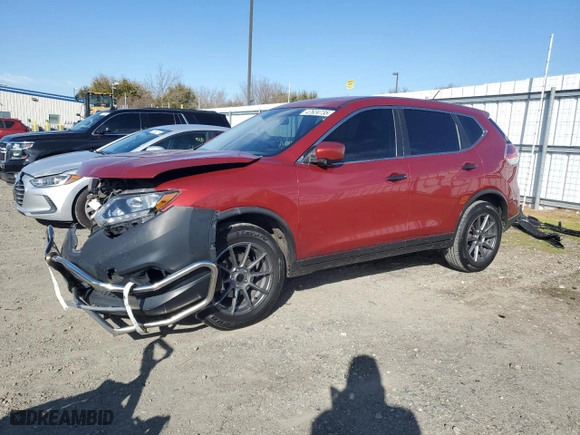 2016 Nissan Rogue SV with VIN KNMAT2MV1GP737495, listed as a Copart auction lot 47624735 with 155,574 mi miles and Salvage Title. Bid and sale history available at carsss.com. Image 1.