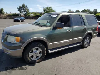2003 Ford Expedition Eddie Bauer z VIN 1FMFU17L53LA57569, wystawiony jako Copart lot #57427235 z przebiegiem Nie podano mil oraz Szkoda całkowita • Salvage title. Historia ofert i sprzedaży dostępna na DreamBid. Obrazek 1.