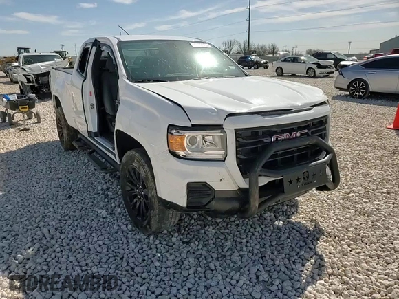 2022 GMC Canyon 2WD Elevation Standard with VIN 1GTH5BEN9N1296898, listed as a Copart auction lot 48572565 with 21,590 mi miles and Salvage Title. Bid and sale history available at DreamBid. Image 11.