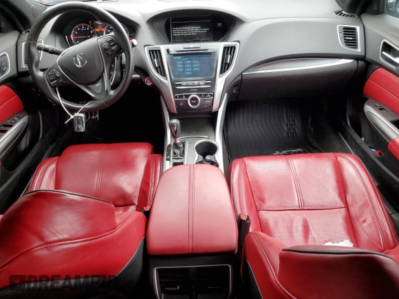 2020 Acura TLX w/A-Spec Pkg with VIN 19UUB1F63LA001267, listed as a Copart auction lot 61824325 with 72,870 mi miles and Salvage title. Bid and sale history available at DreamBid. Image 8.