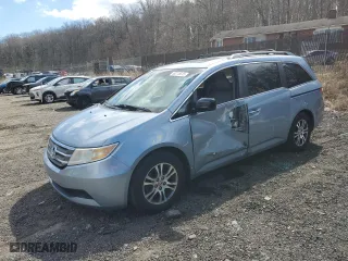 2011 Honda Odyssey EX-L with VIN 5FNRL5H69BB010406, listed as a Copart auction lot 50215815 with 171,024 mi miles and Salvage Title. Bid and sale history available at carsss.com. Image 1.