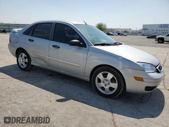 2007 Ford Focus S with VIN 1FAHP34N77W364581, listed as a Copart auction lot 52179835 with 111,701 mi miles and Salvage Title. Bid and sale history available at carsss.com. Image 4.