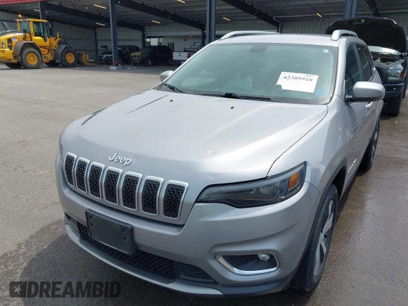 2019 Jeep Cherokee Limited with VIN 1C4PJMDX1KD437169, listed as a IAAI auction lot 42389910 with 70,357 mi miles and . Bid and sale history available at DreamBid. Image 6.