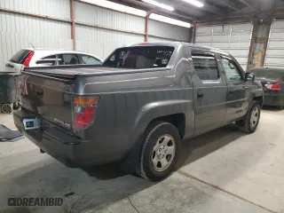 2007 Honda Ridgeline RT with VIN 2HJYK16207H521622, listed as a Copart auction lot 48845295 with 124,704 mi miles and Salvage Title. Bid and sale history available at carsss.com. Image 3.
