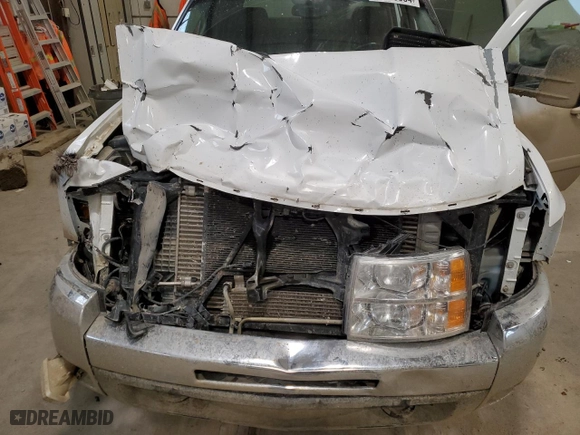 2008 Chevrolet Silverado 2500HD Work Truck with VIN 1GCHK23608F100522, listed as a Copart auction lot 80738554 with NaN miles and Salvage Title. Bid and sale history available at carsss.com. Image 11.