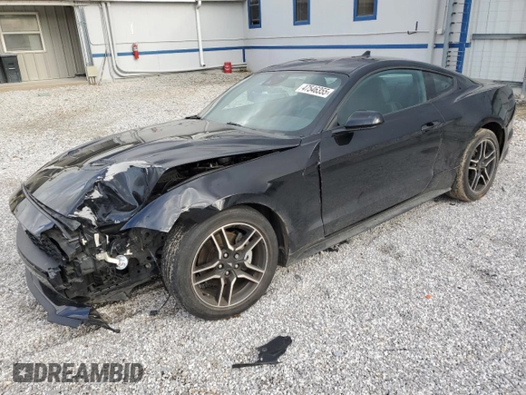 2022 Ford Mustang EcoBoost with VIN 1FA6P8TH5N5121693, listed as a Copart auction lot 47546355 with 40,005 mi miles and Salvage Title. Bid and sale history available at carsss.com. Image 1.