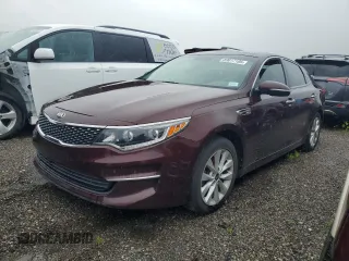 2016 Kia Optima EX z VIN 5XXGU4L38GG035359, wystawiony jako Copart lot #89017105 z przebiegiem 103 643 mil mil oraz Szkoda całkowita • Salvage title. Historia ofert i sprzedaży dostępna na DreamBid. Obrazek 1.