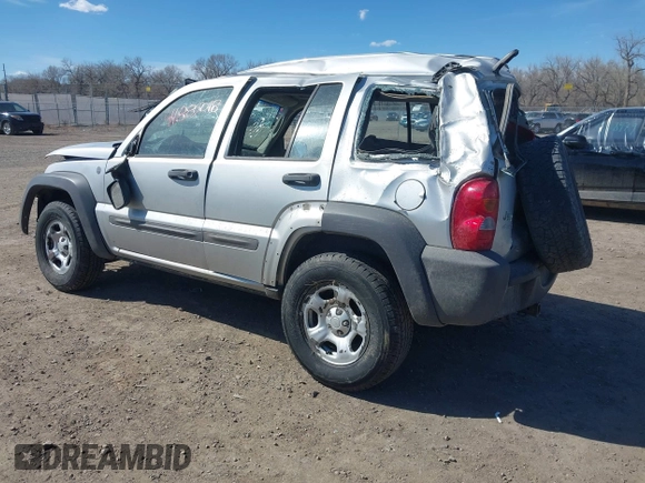 2004 Jeep Liberty Sport with VIN 1J4GL48K84W145318, listed as a IAAI auction lot 41885018 with 174,041 mi miles. Bid and sale history available at carsss.com. Image 3.