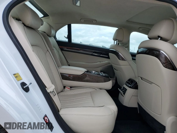 2017 Genesis G90 Premium z VIN KMHG34JA0HU034816, wystawiony jako Copart lot #79538684 z przebiegiem 28 647 mil mil oraz Nie do naprawy • Non repairable. Historia ofert i sprzedaży dostępna na DreamBid. Obrazek 10.