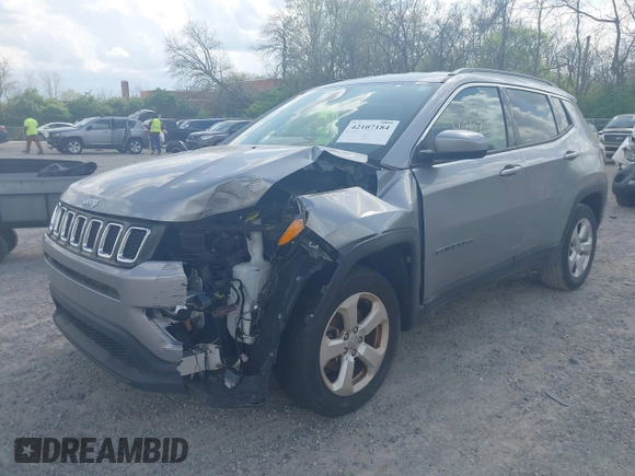 2019 Jeep Compass Altitude z VIN 3C4NJCBB7KT742453, wystawiony jako IAAI lot #42107184 z przebiegiem 97 683 mil mil oraz . Historia ofert i sprzedaży dostępna na DreamBid. Obrazek 19.