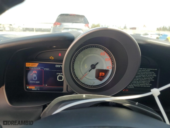 2021 Ferrari F8 Tributo with VIN ZFF92LLA8M0268230, listed as a Copart auction lot 50326925 with 18,802 mi miles and Salvage Title. Bid and sale history available at carsss.com. Image 9.