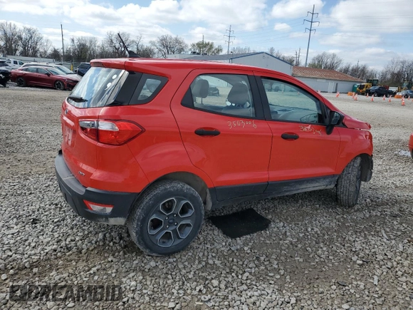2020 Ford EcoSport S with VIN MAJ6S3FL6LC314137, listed as a Copart auction lot 48858535 with 94,020 mi miles and Salvage Title. Bid and sale history available at DreamBid. Image 3.