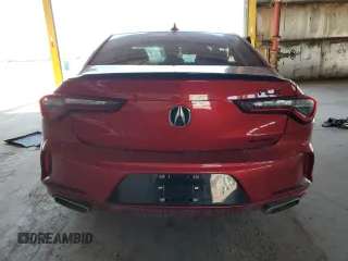 2023 Acura TLX Advance with VIN 19UUB6F68PA004538, listed as a Copart auction lot 66206275 with Not provided miles and Salvage title. Bid and sale history available at DreamBid. Image 6.