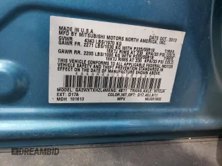2014 Mitsubishi Outlander SE with VIN 4A4AR4AUXEE012971, listed as a Copart auction lot 59278935 with 141,263 mi miles and Salvage title. Bid and sale history available at DreamBid. Image 13.