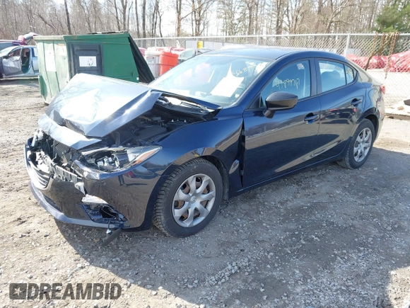 2015 Mazda 3 i SV with VIN JM1BM1T74F1235726, listed as a IAAI auction lot 41899717 with 83,201 mi miles. Bid and sale history available at carsss.com. Image 2.