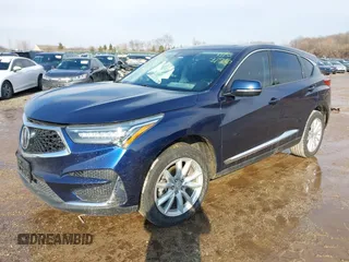 2019 Acura RDX with VIN 5J8TC2H35KL011819, listed as a IAAI auction lot 41672609 with 107,750 mi miles and . Bid and sale history available at DreamBid. Image 2.
