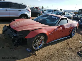 2008 Chevrolet Corvette Z06 with VIN 1G1YY26E985116945, listed as a Copart auction lot 66531464 with 55,305 mi miles and Salvage Title. Bid and sale history available at carsss.com. Image 1.