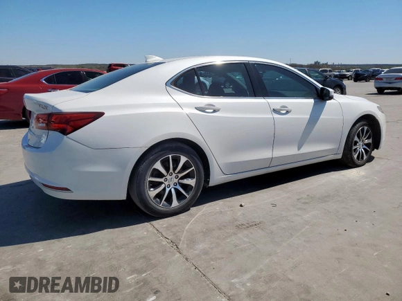 2016 Acura TLX with VIN 19UUB1F32GA008089, listed as a Copart auction lot 49643095 with 71,093 mi miles and Salvage Title. Bid and sale history available at carsss.com. Image 3.